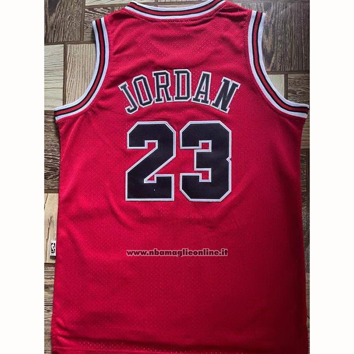 Maglia Bambino Chicago Bulls Michael Jordan #23 Mitchell & Ness 1997-98 Rosso